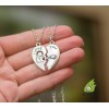 Кулон парный для влюбленных "I love you. Ключ с замком". Цена за 1 пару
